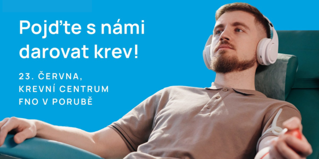 Pojďte s námi 23.6. darovat krev!